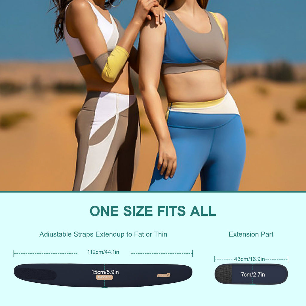 Smart Auto-Adjusting Heating Massager For Back Pain Relief, 4 Vibrations, 3 Modes, 3 Heat Levels, USB Rechargeable