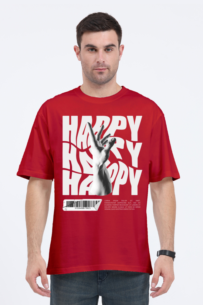 Oversized Classic T-Shirt | Happy Happy Happy