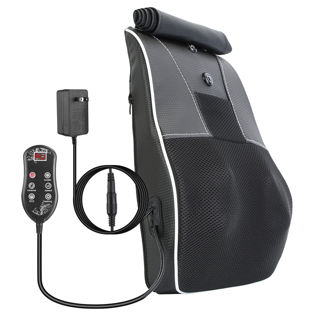 1Pc Back Massager With Heat 3D Kneading Massage Pillow Shiatsu Full Body Massager For Back Neck Waist Arm Abdomen Calf